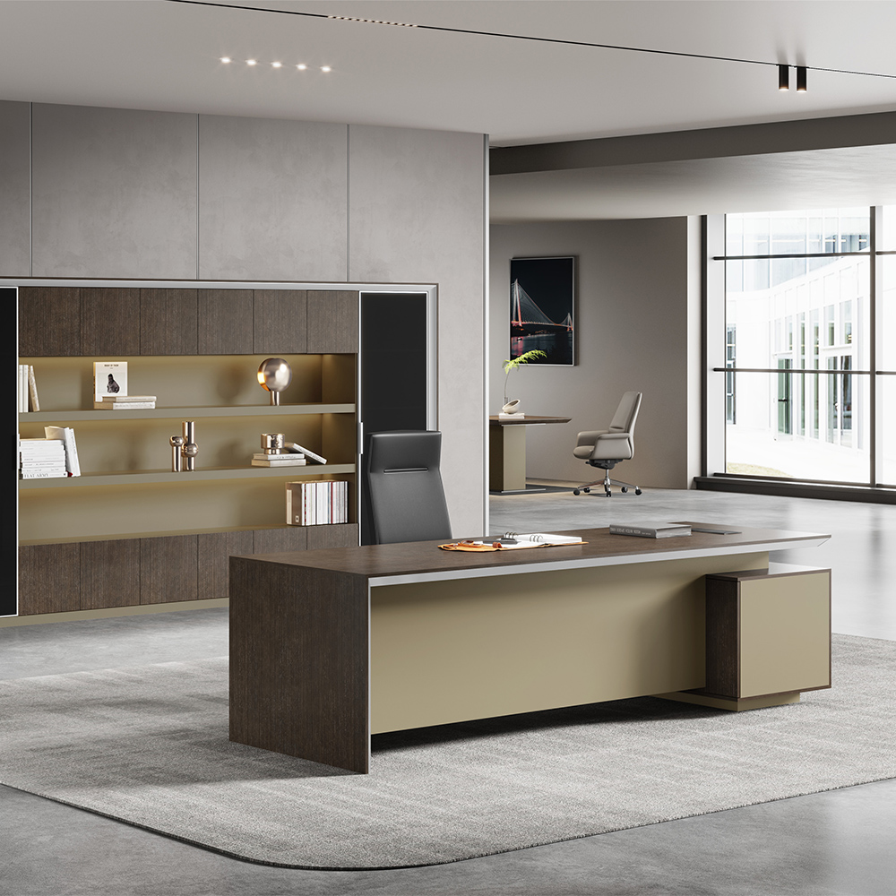 Platinum Core Series Veneer Executive Desk-2