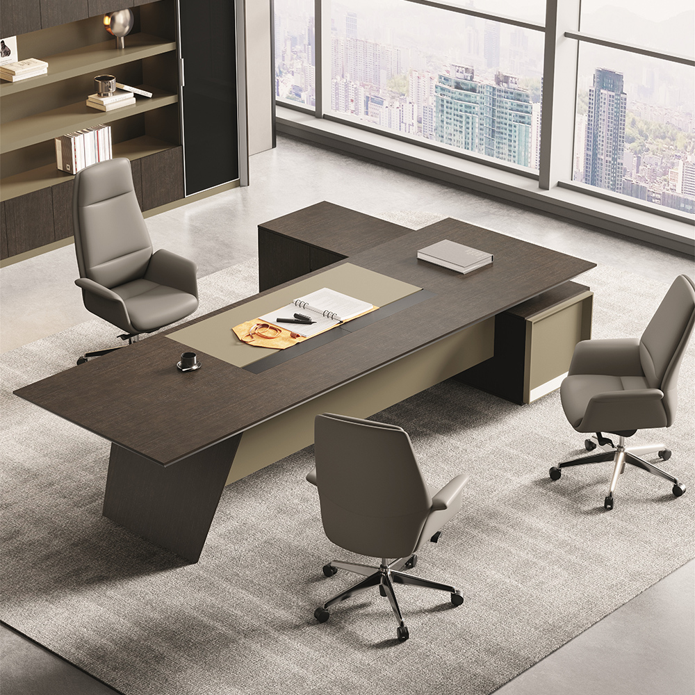 Platinum Core Series Veneer Executive Desk-4
