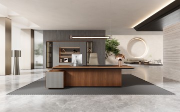UD Veneer Executive Desk