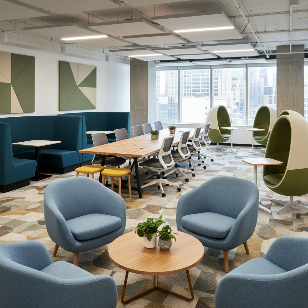 Office Room Chairs For Collaborative Coworking Spaces