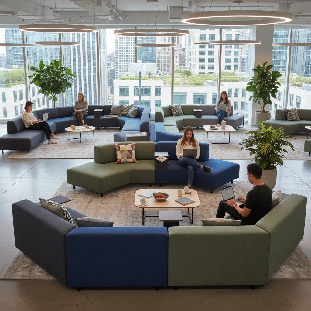 Office Sofas For Tech Company Staff Areas