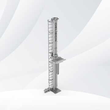 High Throughput /High Efficiency Tote Lifter for Small Items