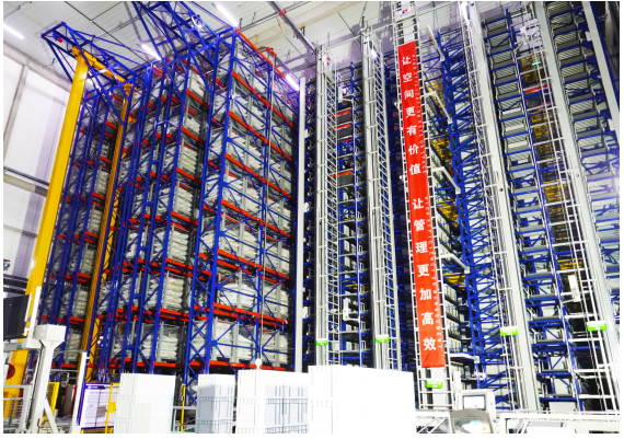 22.3m High-Bay Tote Shuttle AS/RS for Auto Parts Warehouse Automation