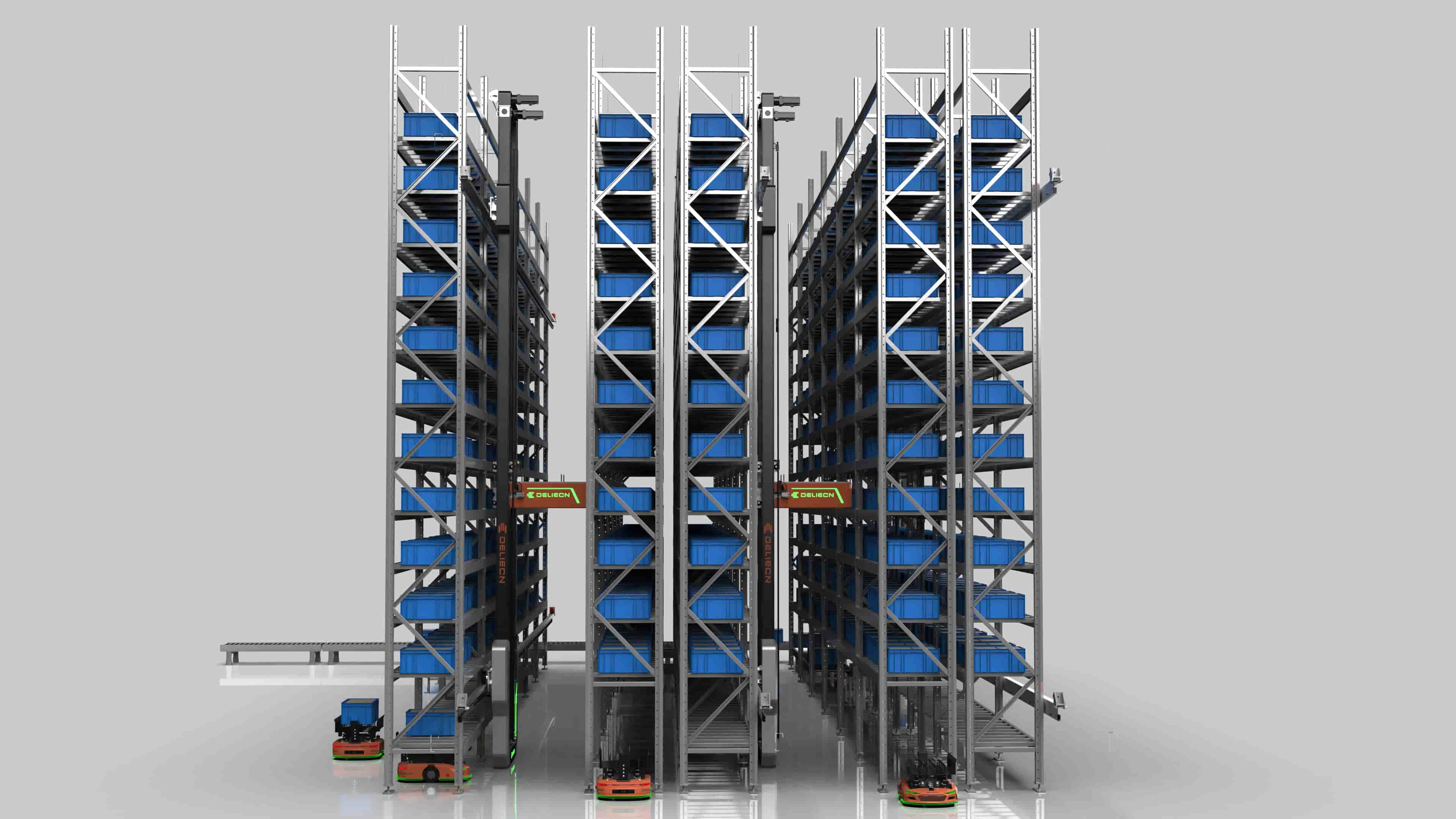 Mini-FlyBox for High-Density Tote Storage and Goods-to-Person Picking