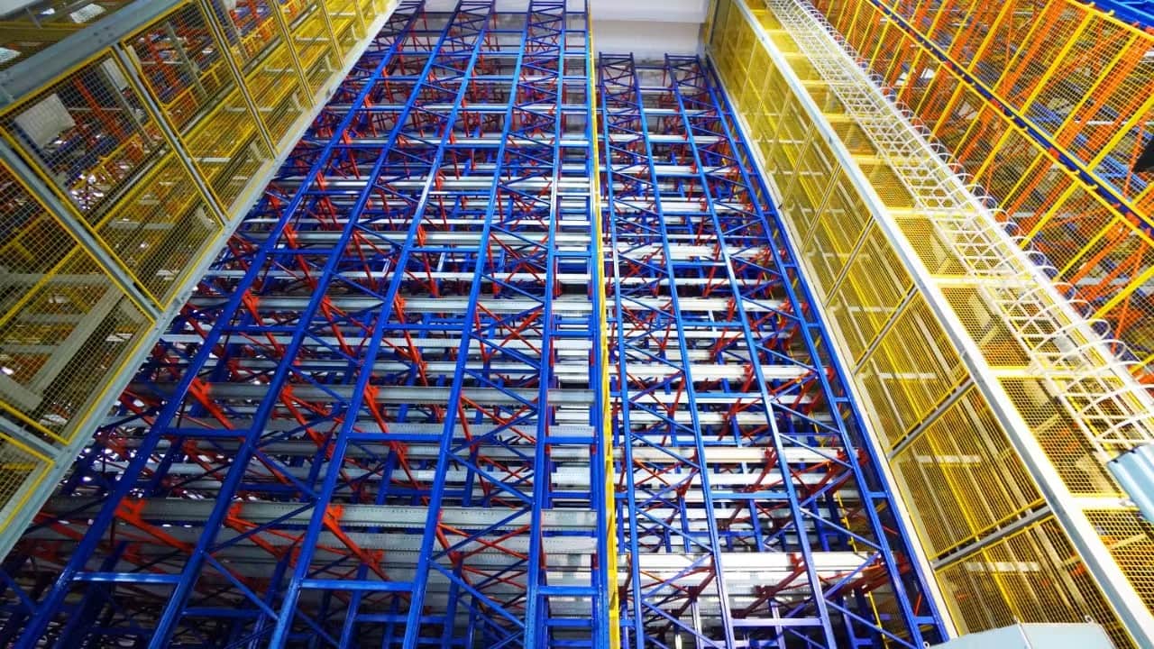 Four-Way Shuttle System for High-Density Chemical Warehousing