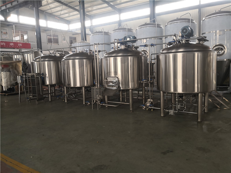 1000L Craft beer equipment of mash tun/lauter tank/kettle tank/whirlpool tank with fermentaiton tanks