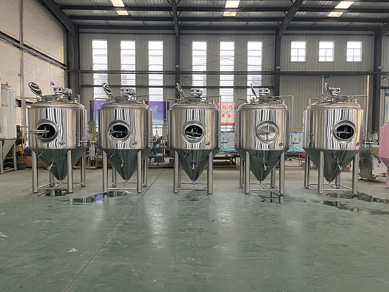 1500L Beer Fermentation Tanks with simple mixing