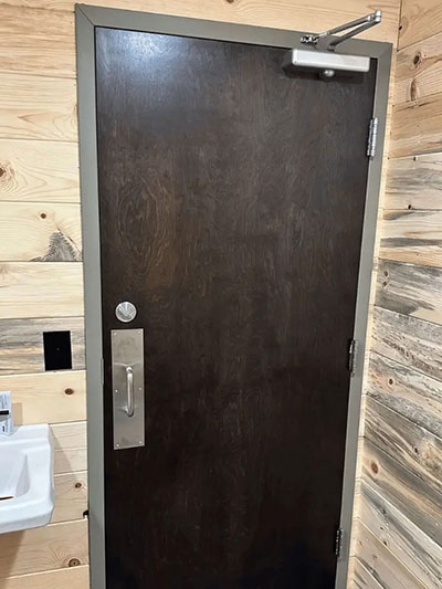 Client Commercial Steel Door Project
