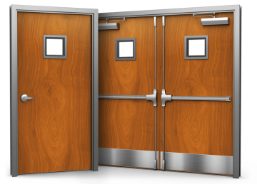 90-Minute UL Listed Wood Fire Door