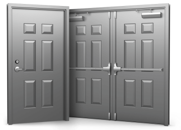 3-Hour UL Listed Steel Fire Door