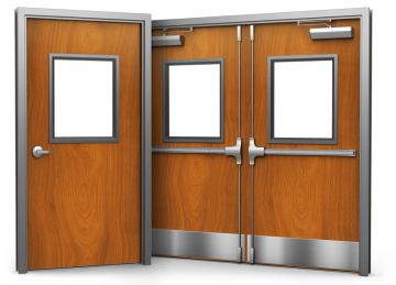 60-Minute UL Listed Wood Fire Door