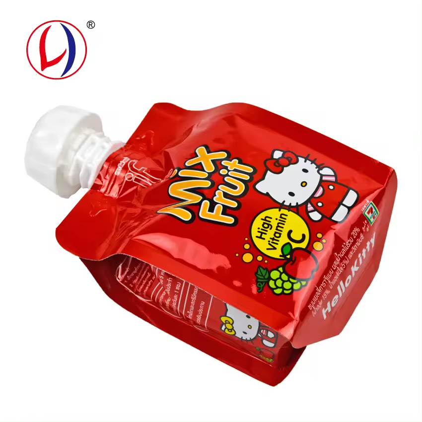 OEM Custom Package Factory 150ml Drinks Package BPA Free Freezable Pour Spout Bag Standup Pouch for Liquid (1 (4)5fd