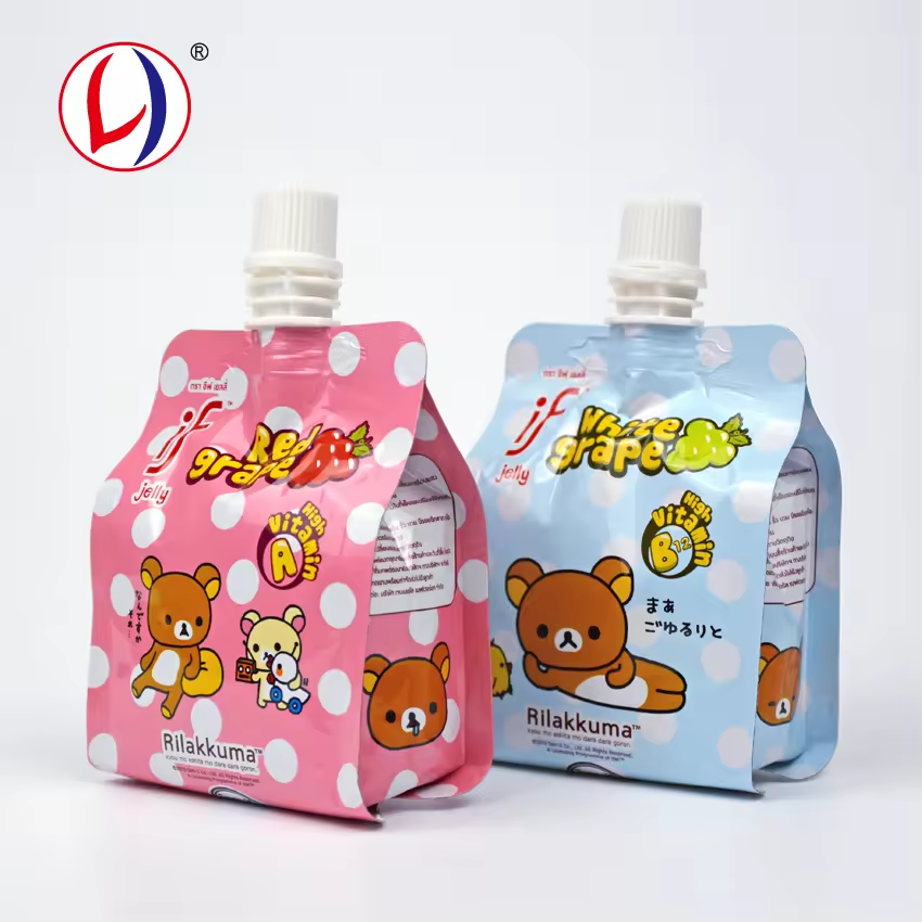 Drink Packaging Plastic Bag 150ml with Spout Cheer Pack Swatow Supplier for Jelly Drinks (3)m86