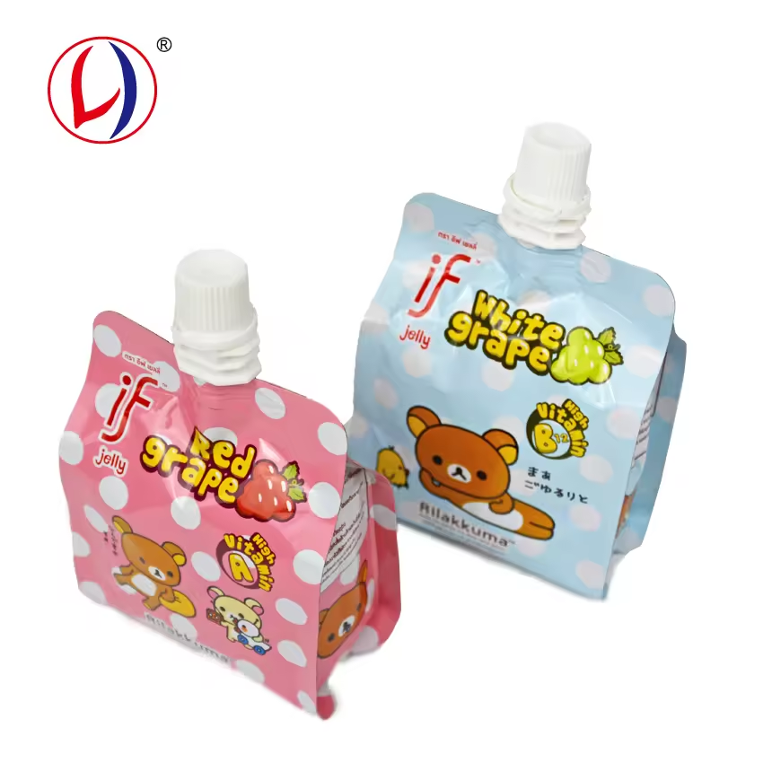 Drink Packaging Plastic Bag 150ml with Spout Cheer Pack Swatow Supplier for Jelly Drinks (4)gnz