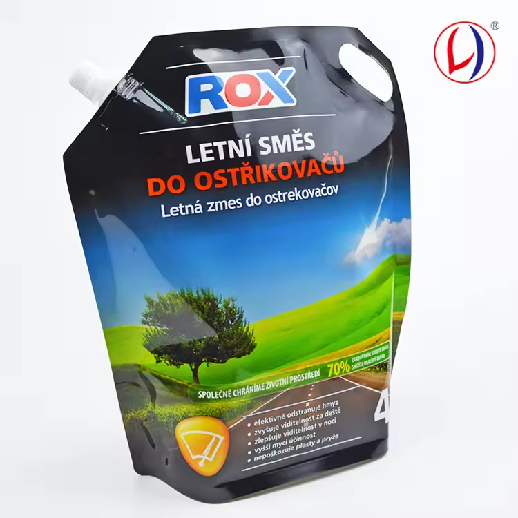 Eco-friendly Recyclable Spout Pouch Shampoo Liquid Soap Refill Bag Liquid Packaging Pouches Spout Pouch Bag 4L 10L (3)0gc