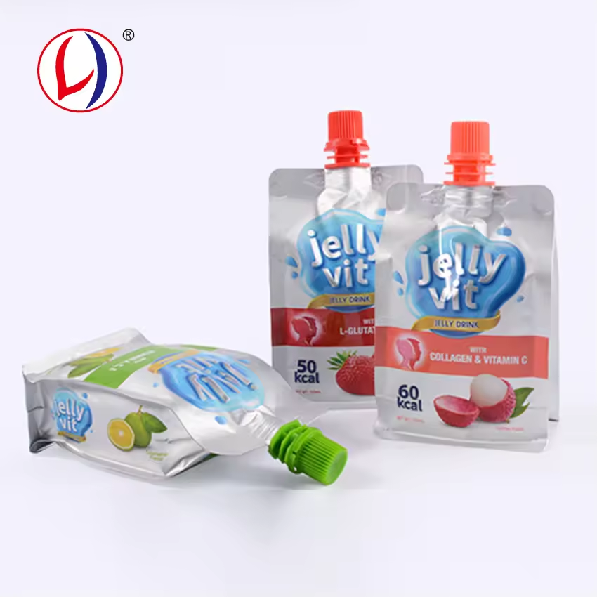 Laminated Pouch Quality Flat Bottom Pouch Package Aluminum Standup Foil Pouch Spout (1)ta8