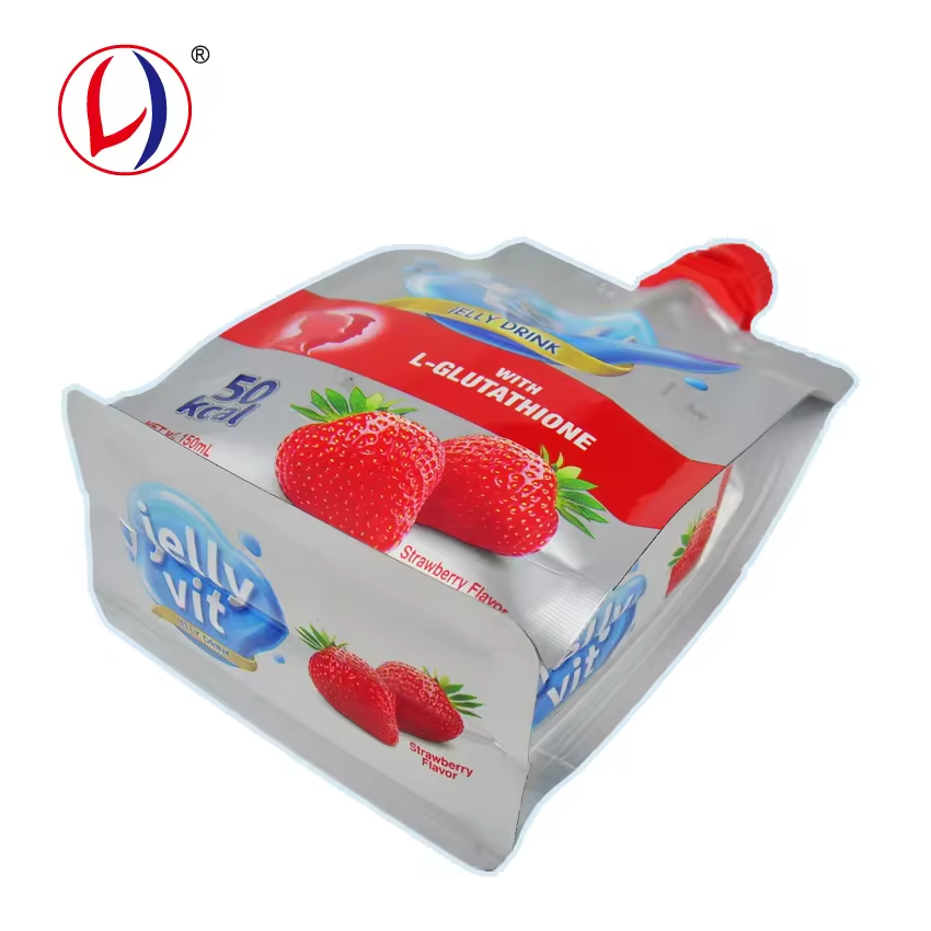 Laminated Pouch Quality Flat Bottom Pouch Package Aluminum Standup Foil Pouch Spout (6)0lu