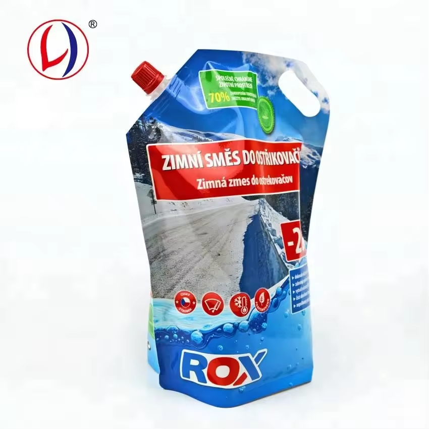 Liquid Stand Up Pouch Bag With Spout (1)9ax