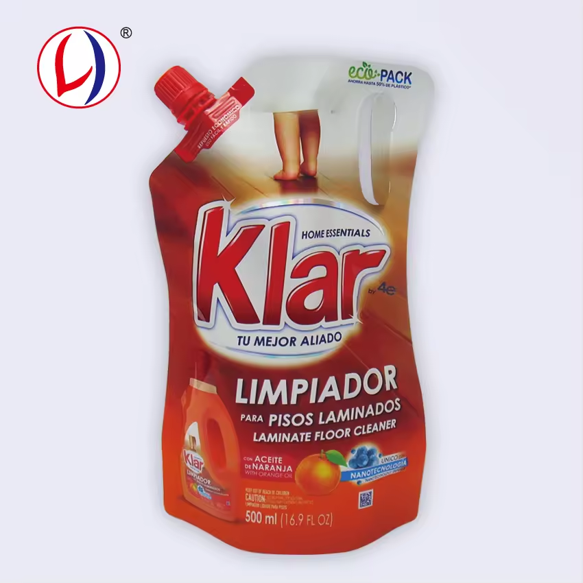 New Item High Barrier Waterproof Detergent Sachet Spouted Stand Up Pouch For Sale (1)lb5