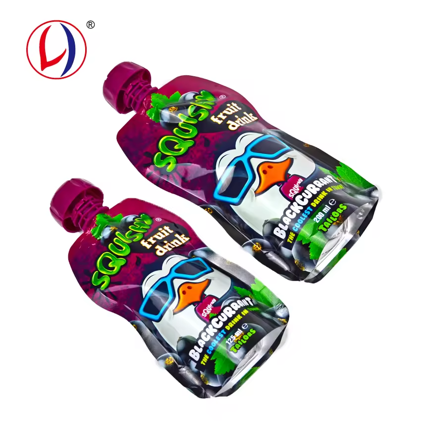 OEM Custom Factory Supply Squeeze Spout Pouch with Child Safe Top Baby BPA Free Baby Food Package (3)4hr