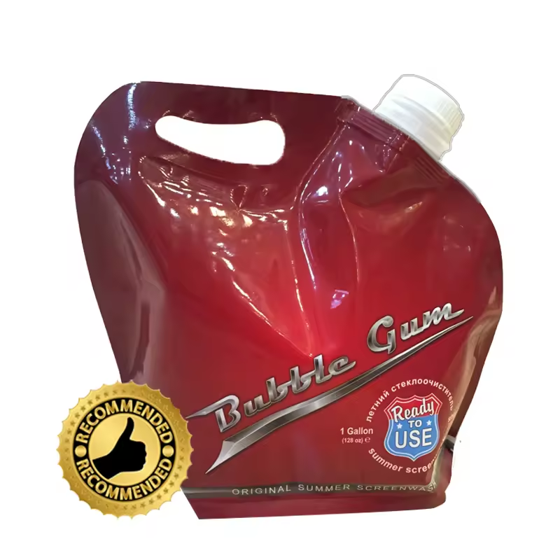 Russian Market Gallon Pouch With Spout Liquid Wash Laundry Detergent Package Spout Pouch OEM Factory (1)mko