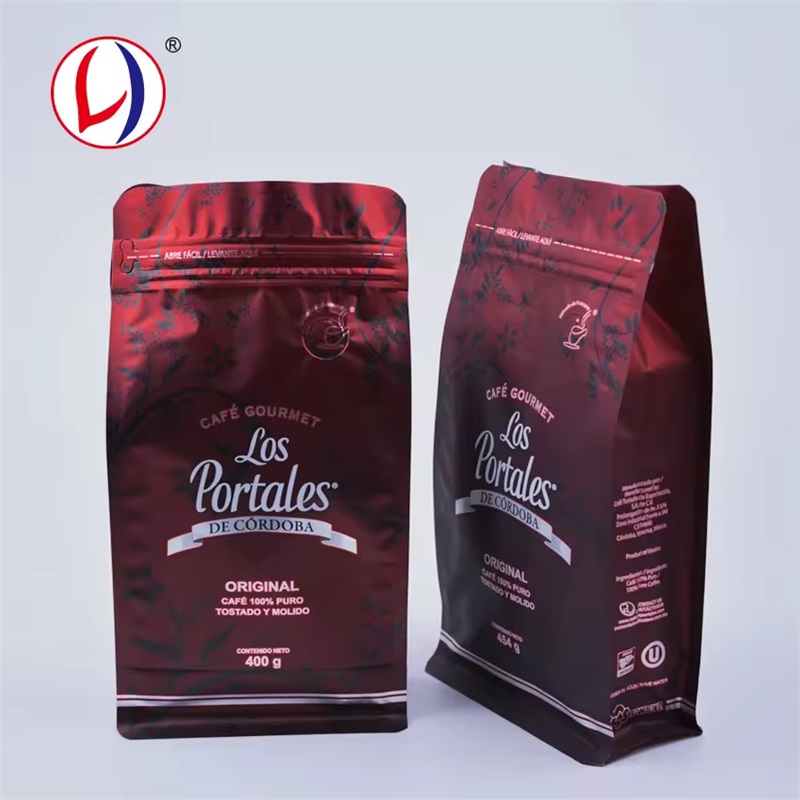 Guangdong Factory Food Packaging Plastic Printed Customized LOGO Coffee Bag