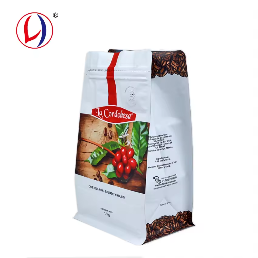Food Grade Packing Material Plastic Coffee Bag Pouch For Wholesale