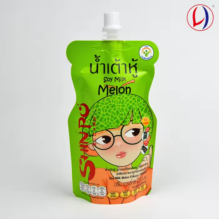 Custom Stand Up Spout Pouch Liquid Packaging Spout Juice Drink Bag Doypack Fruit Puree Packaging Bag Doypack Pouch