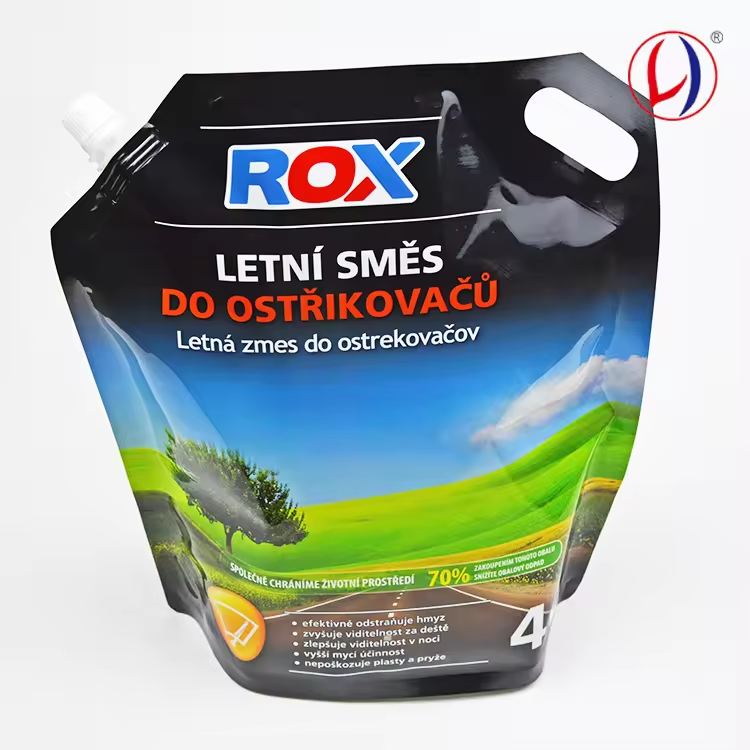 Eco-friendly Recyclable Spout Pouch Shampoo Liquid Soap Refill Bag Liquid Packaging Pouches Spout Pouch Bag 4L 10L