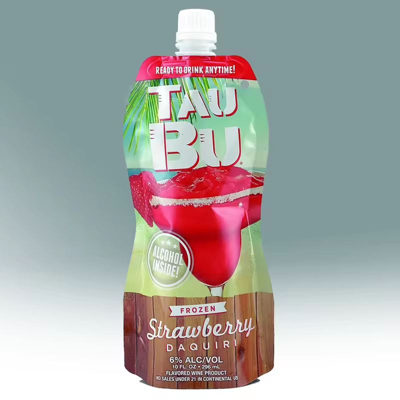 Foldable Foil Spout Pouch Bag Package for Cocktail Alcohol with Custom Design Print Squeeze Standing Up Bag