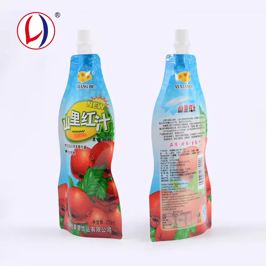Innovative Child Proof Refillable Beverage Bag Spout Pouch Packaging With ISO 9001 certificates