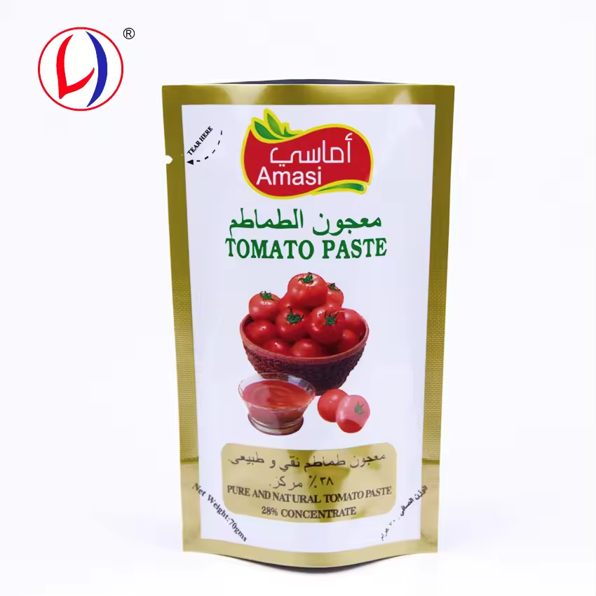 Vacuum Food Packaging Materials Nylon Bags Wholesale For Tomato Paste