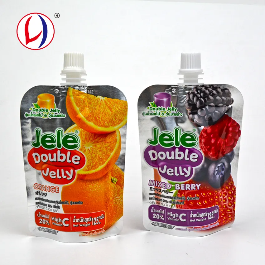 Baby Drinks Fruit Juice and Puree for Baby and Children Foods Package Spout Pouch with Safe Cap Standing Pouch With Spout