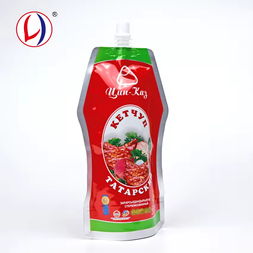 Package Supplier Tomato Paste Chilli Sauce Package Bag Custom Printed Bags and Pouches 210g 300g Jam Sauce Seasoning Doypack No reviews yet