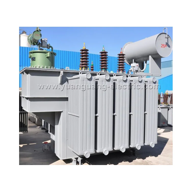 Transformateur de puissance triphasé immergé dans l'huile 1,6 MVA / 1 600 kVA, 30 kV / 33 kV / 35 kV / 38,5 kV