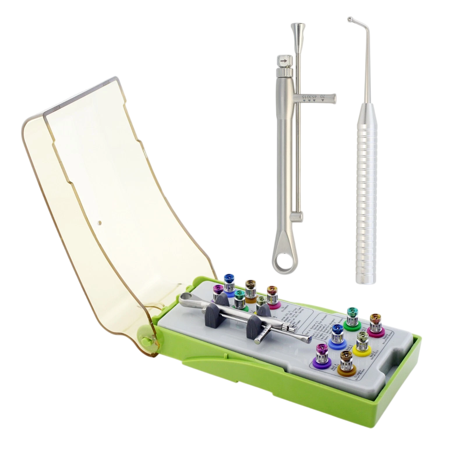 Zahnärztliches Komposit-Prothesen-Schraubendreher-Set mit Mehrfach-Abutment-Schraubendreherschlüssel (19)
