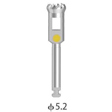Dental implant bone milling drill