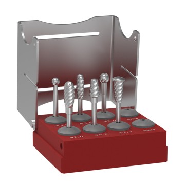 Dental pineapple drill set
