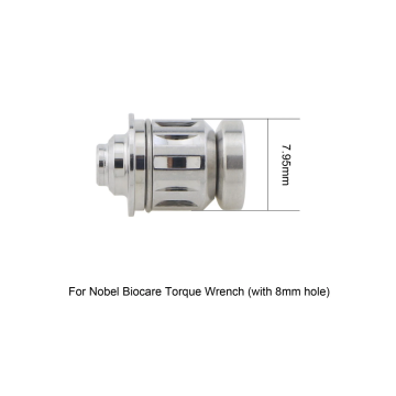 Adaptateur de clé dynamométrique manuelle de 7 mm pour tournevis à verrouillage pour implants dentaires