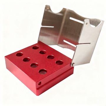8-Hole Aluminum Dental Bur Holder – Autoclave-S...
