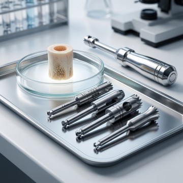 Zahntrepanationsset – Komplettes Set für Knochenaufbau und Implantatentfernung