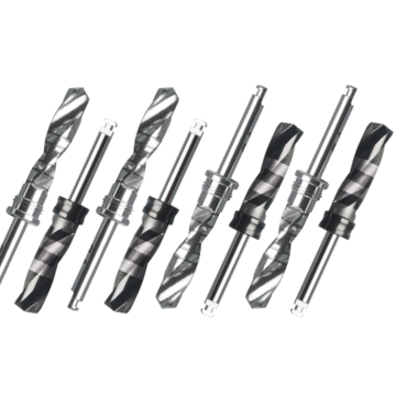 Fluted Implant Drill with Chip Evacuation
