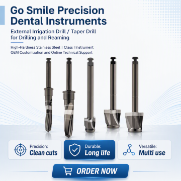 Conical Implant Drill for Post-Extraction Immediate Placement Protocols — Wide-Diameter Tapered Osteotomy Instrument