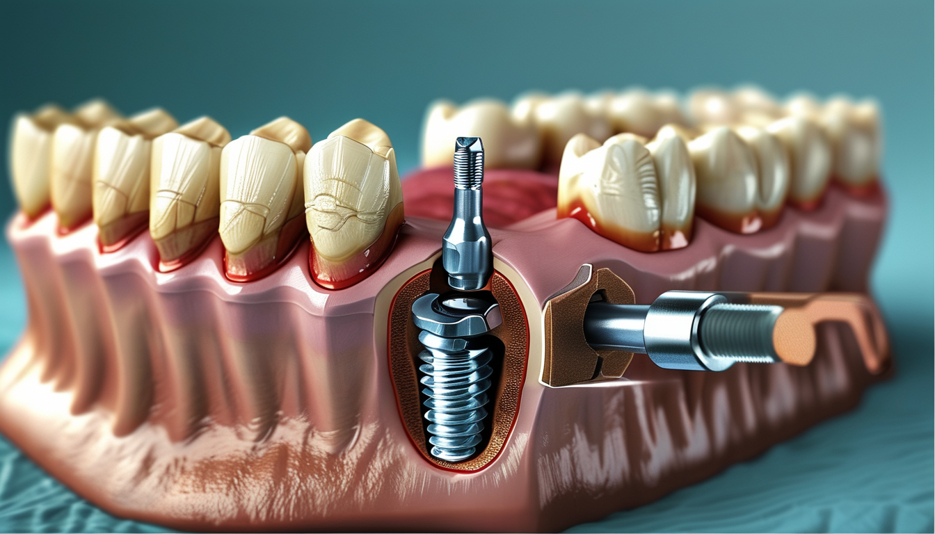 Dental Implant Screwdriver For Internal Sinus Lift Procedures