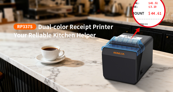 Beyond the Ticket: How the RP337S Dual-Color Thermal Printer is Revolutionizing Back-of-House Operations