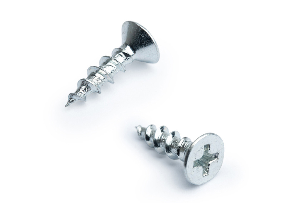 3flat head wood screws