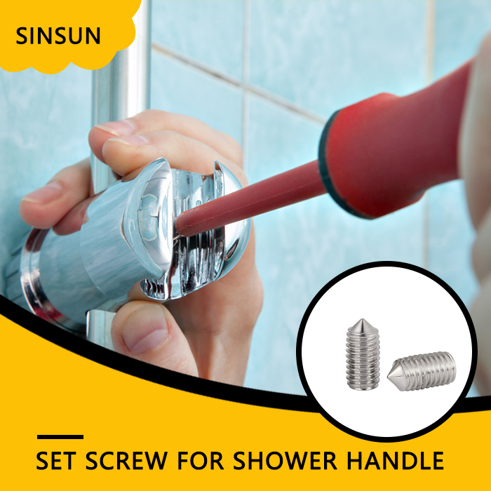 3set screw for shower handle
