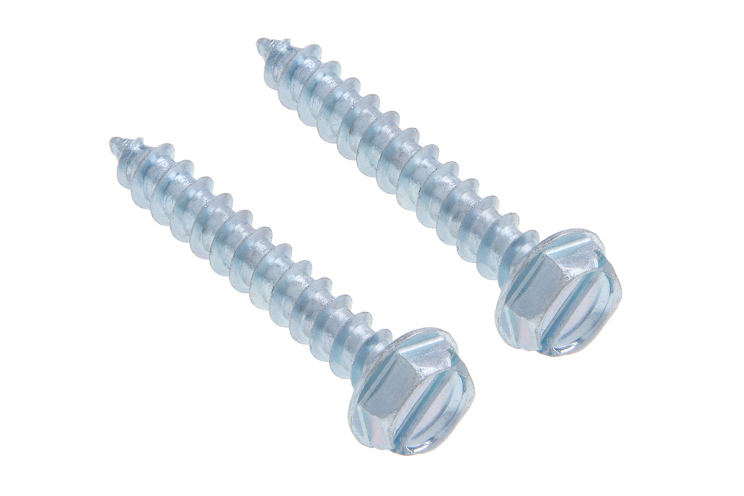 4slotted sheet metal screws