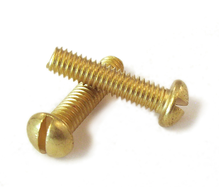 5brass machine screws