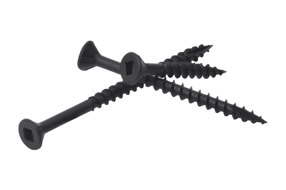 9square head wood screws